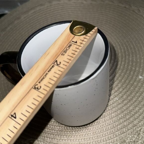 Threshold Stoneware "Warm And Cozy" Coffee Mug 4" - Picture 6 of 6